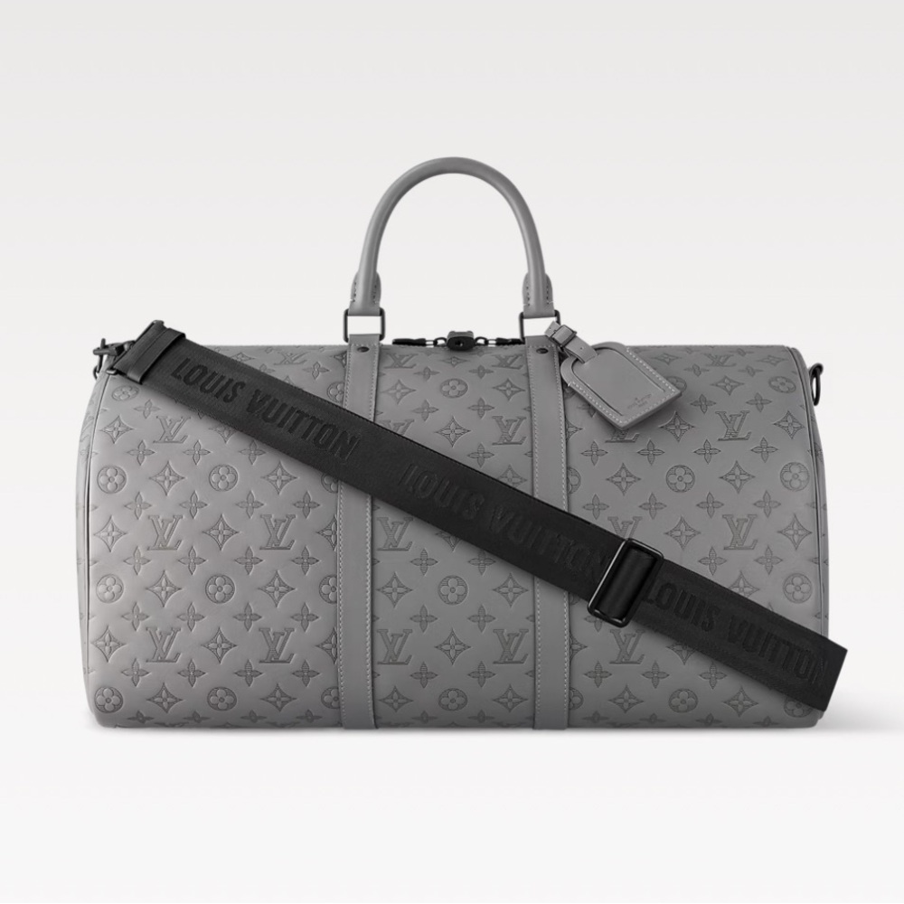 Louis Vuitton Keepall Bandouliere 50 in Anthracite Grey